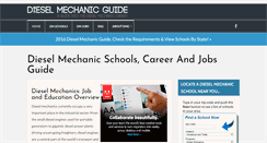 Desktop Screenshot of dieselmechanicguide.com